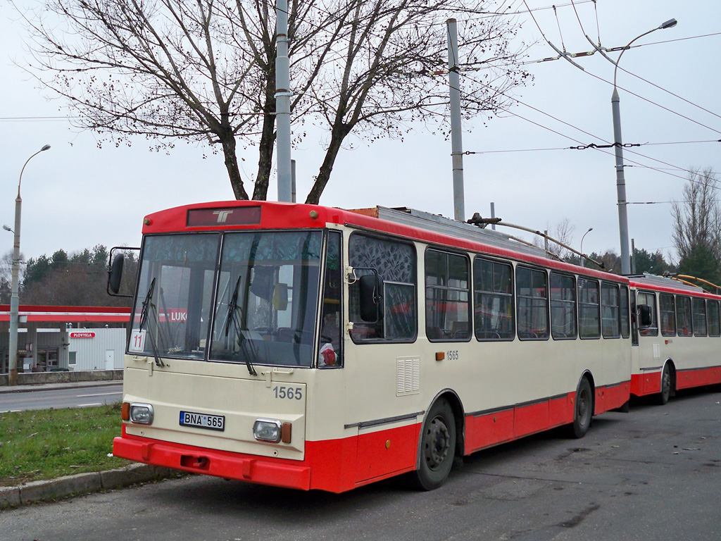 Вильнюс, Škoda 14Tr11/6 № 1565