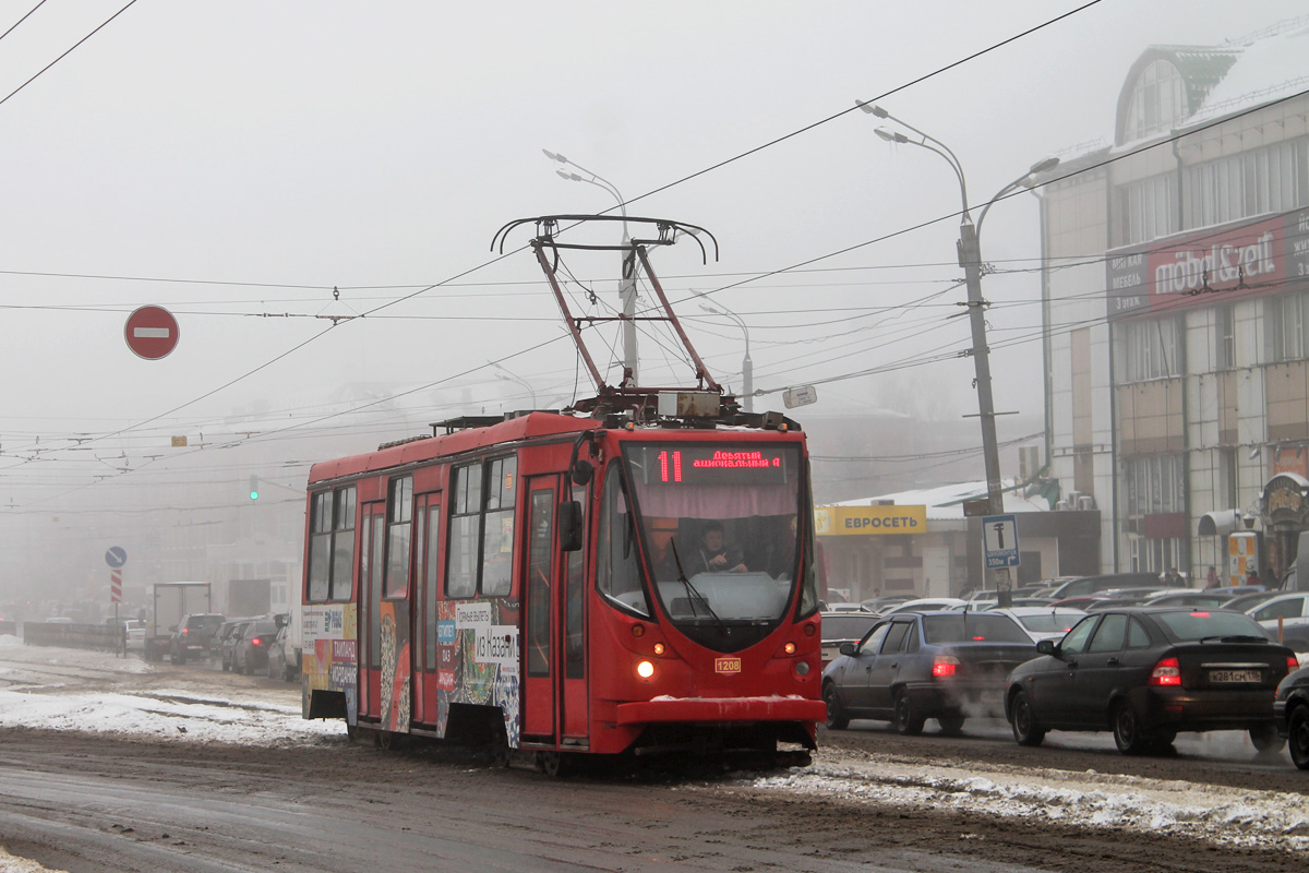 Казань, 71-134АЭ (ЛМ-99АЭ) № 1208