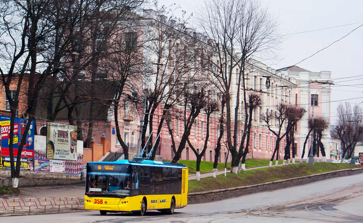 Винница, ЛАЗ E183D1 № 358