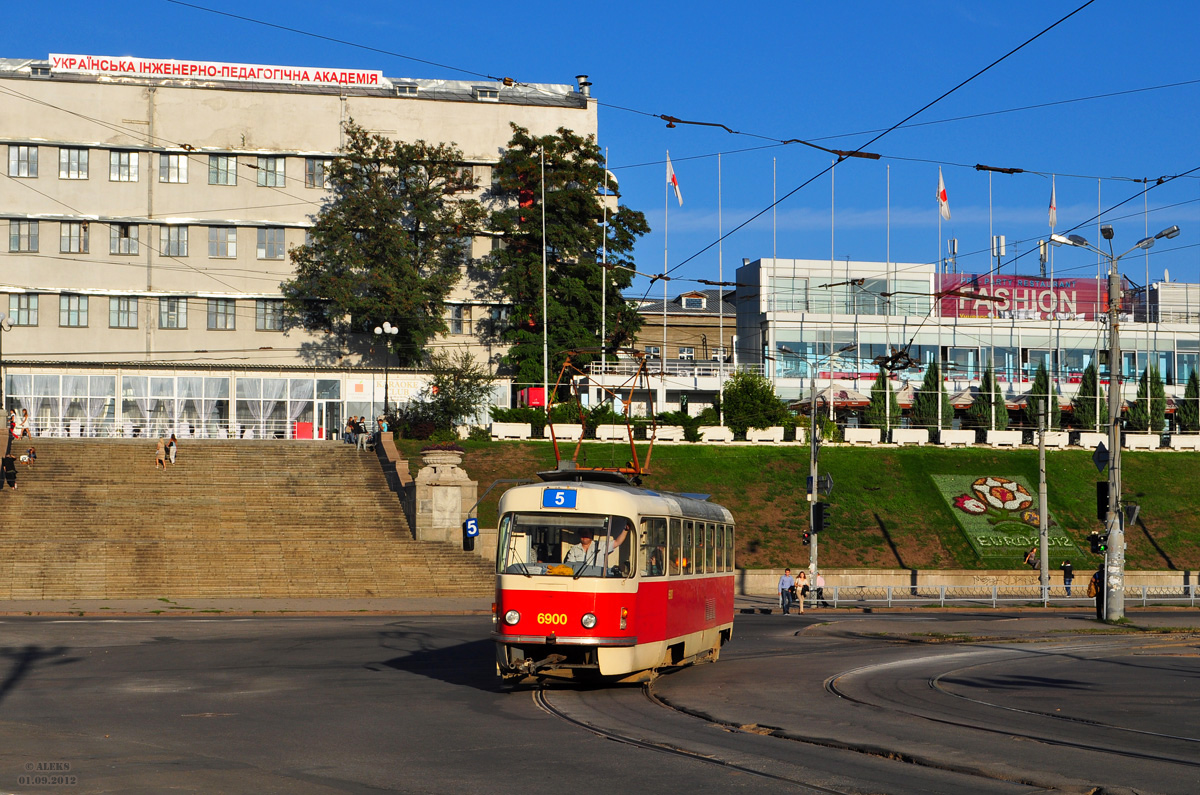 Харьков, Tatra T3 № 6900
