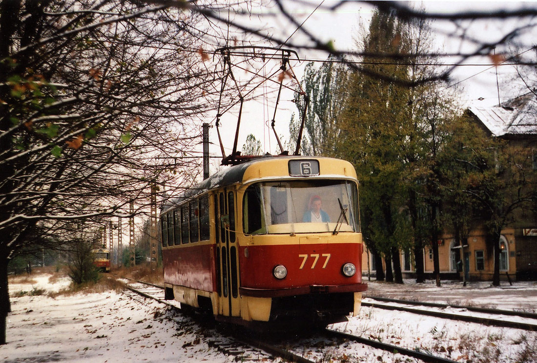 Донецк, Tatra T3SU (двухдверная) № 777; Донецк — Фотографии Ааре Оландера и из его коллекции