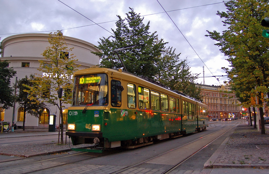 Хельсинки — Эспоо, Valmet MLNRV2 № 86