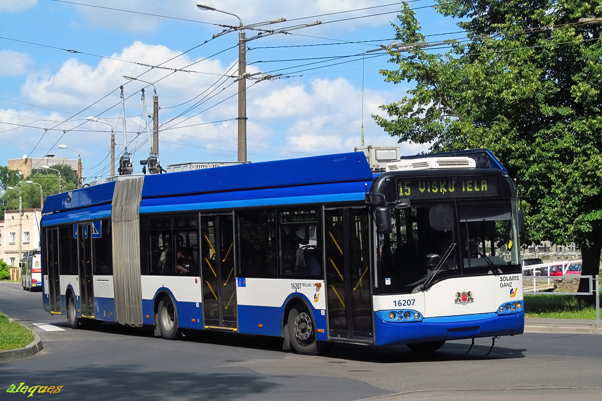 Рига, Solaris Trollino II 18 Ganz № 16207