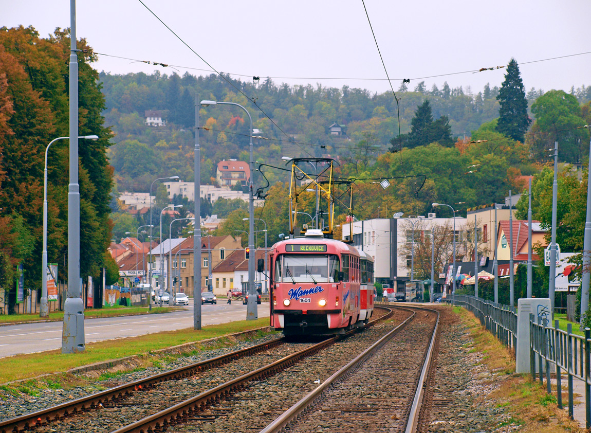 Брно, Tatra T3G № 1604