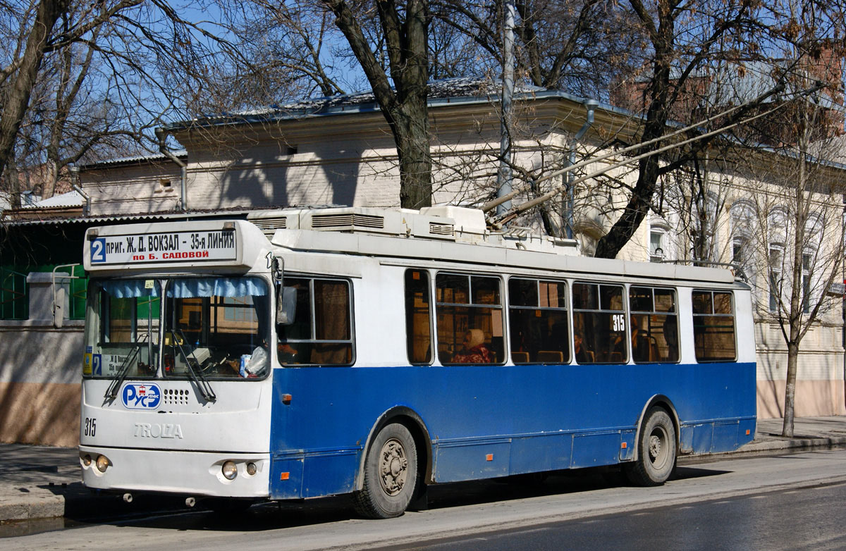 Ростов-на-Дону, ЗиУ-682Г-016.02 (с широкой 1-й дверью) № 315