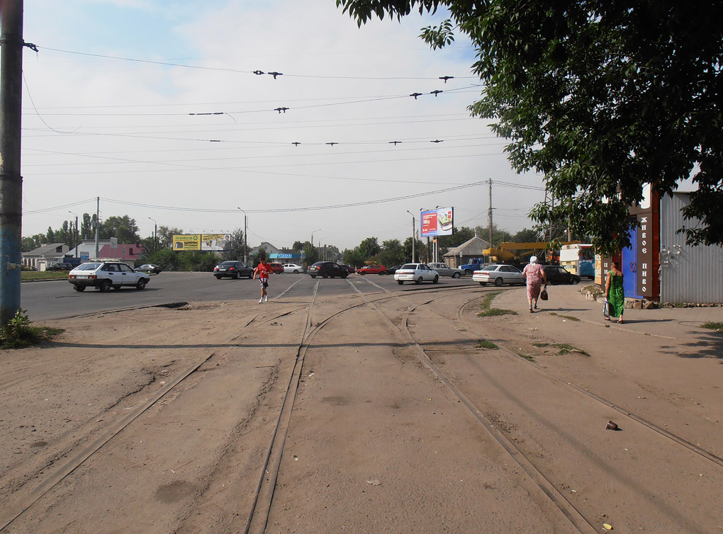 Voronezh — The remnants of Voronezh tramway