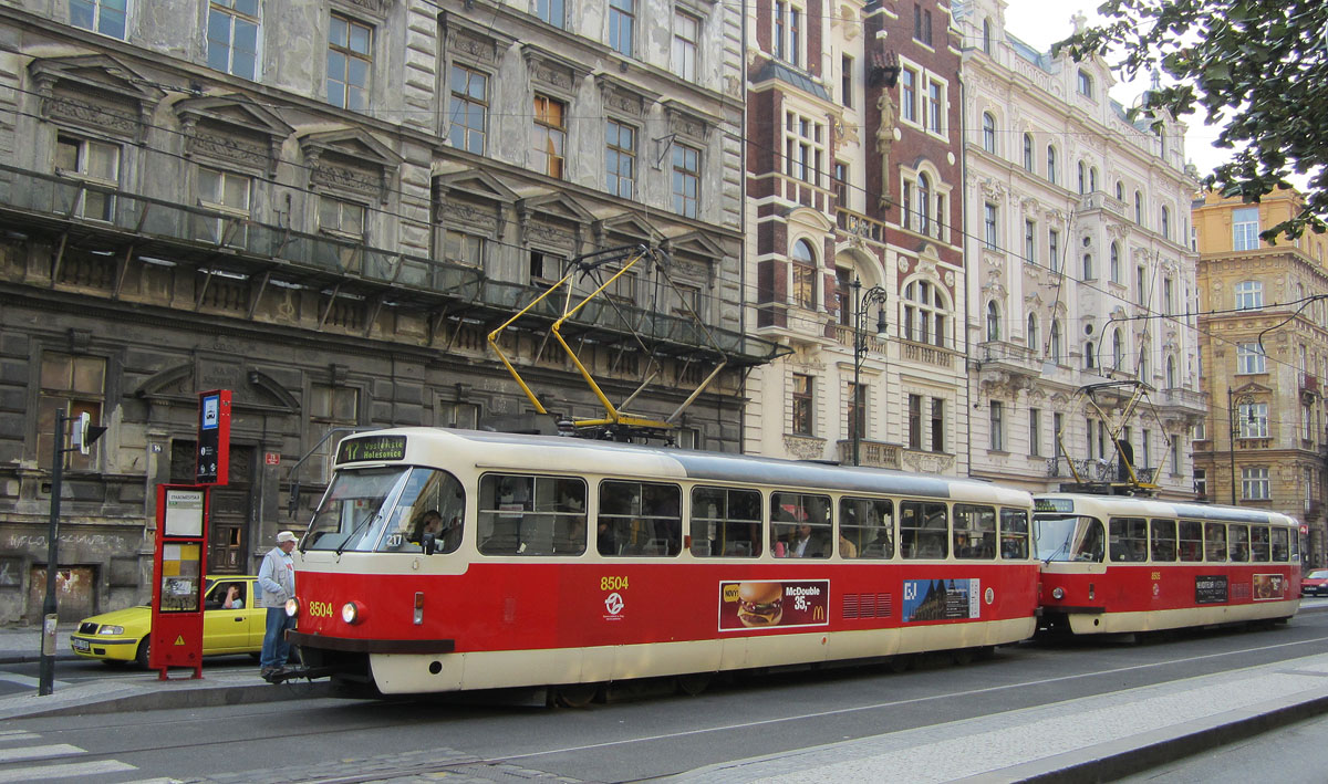 Прага, Tatra T3R.P № 8504