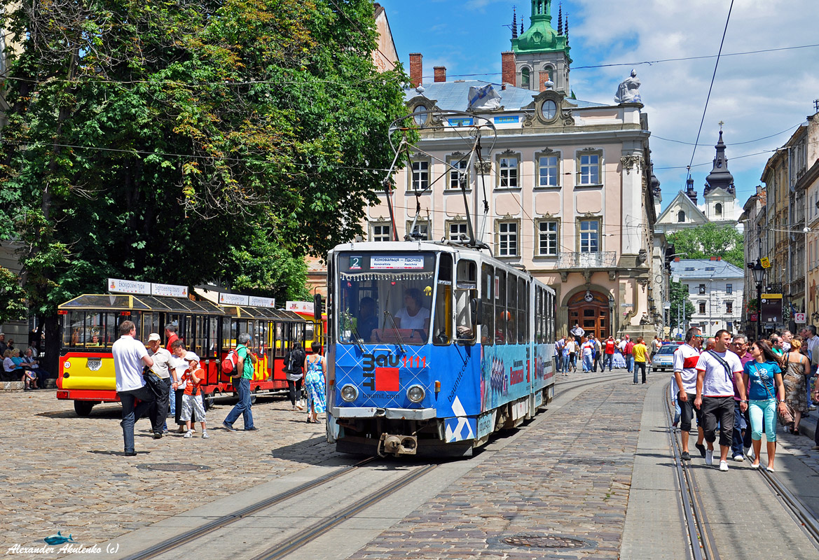 Львов, Tatra KT4SU № 1111
