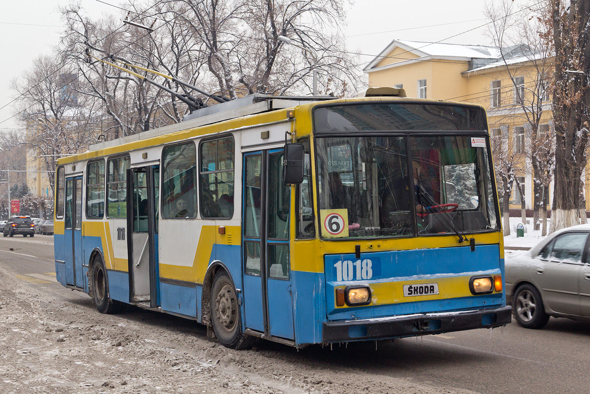 Almaty, Škoda 14Tr13/6M № 1018