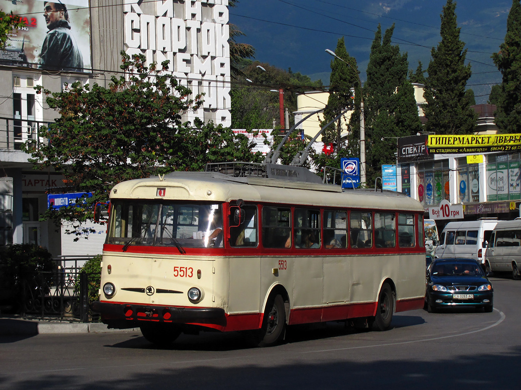 Krimmi trollid (Simferopol - Alušta - Jalta), Škoda 9Tr19 № 5513
