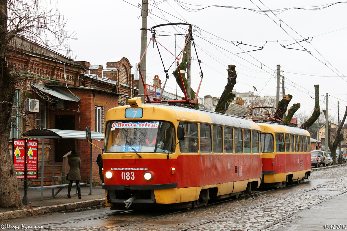 Краснодар, Tatra T3SU № 083