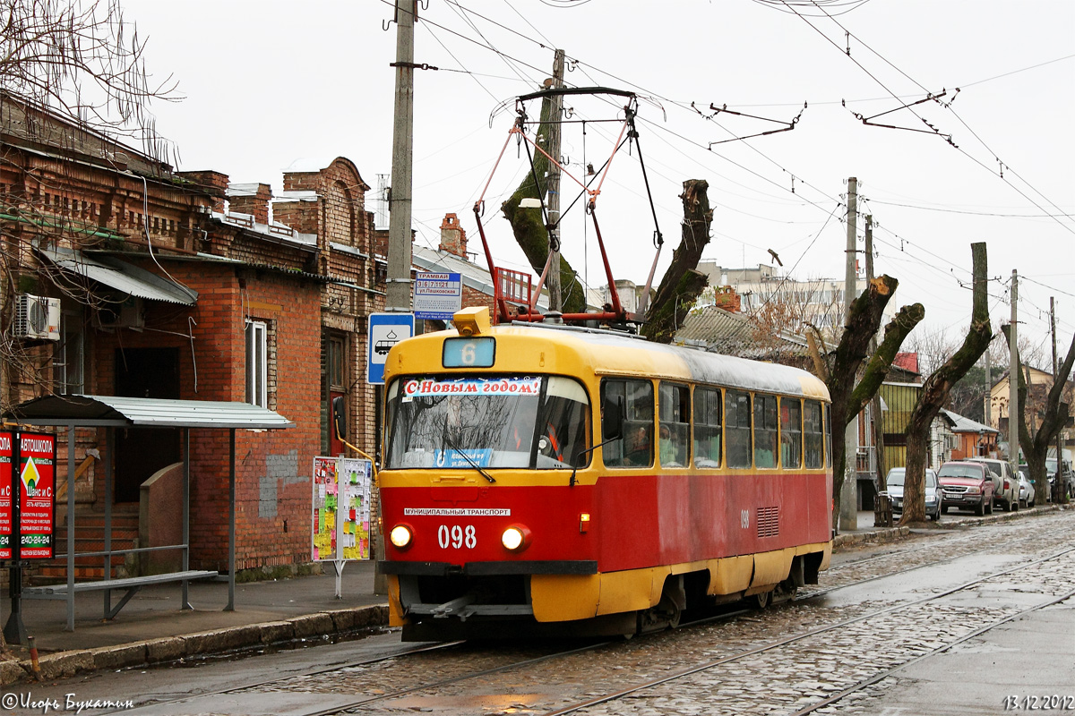 Краснодар, Tatra T3SU № 098