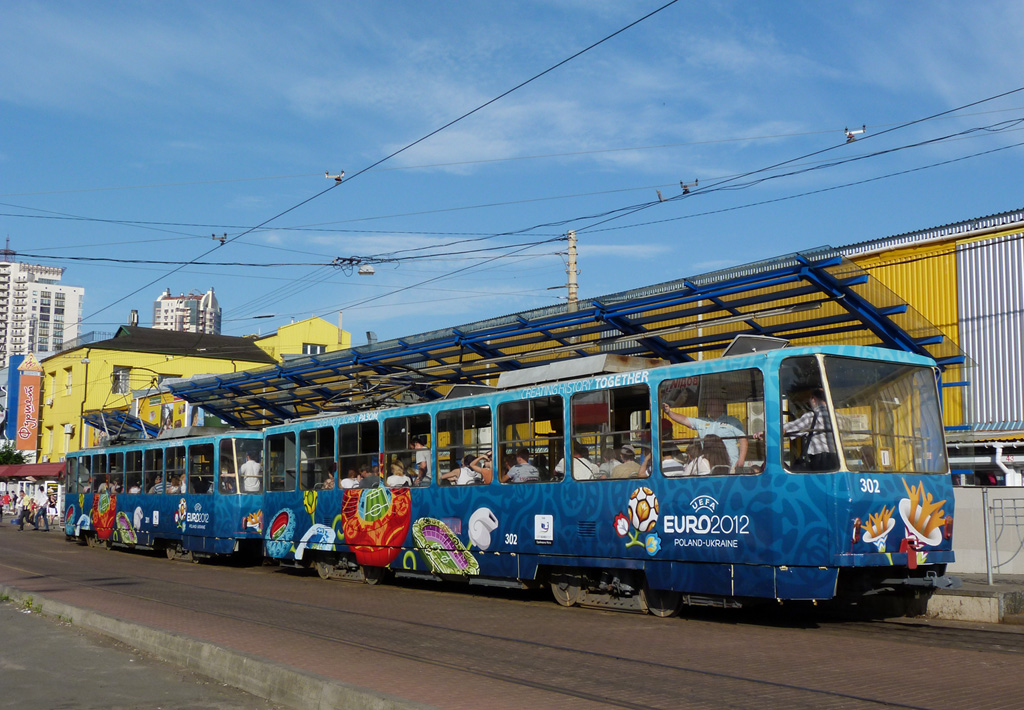 Киев, Tatra T6B5SU № 302