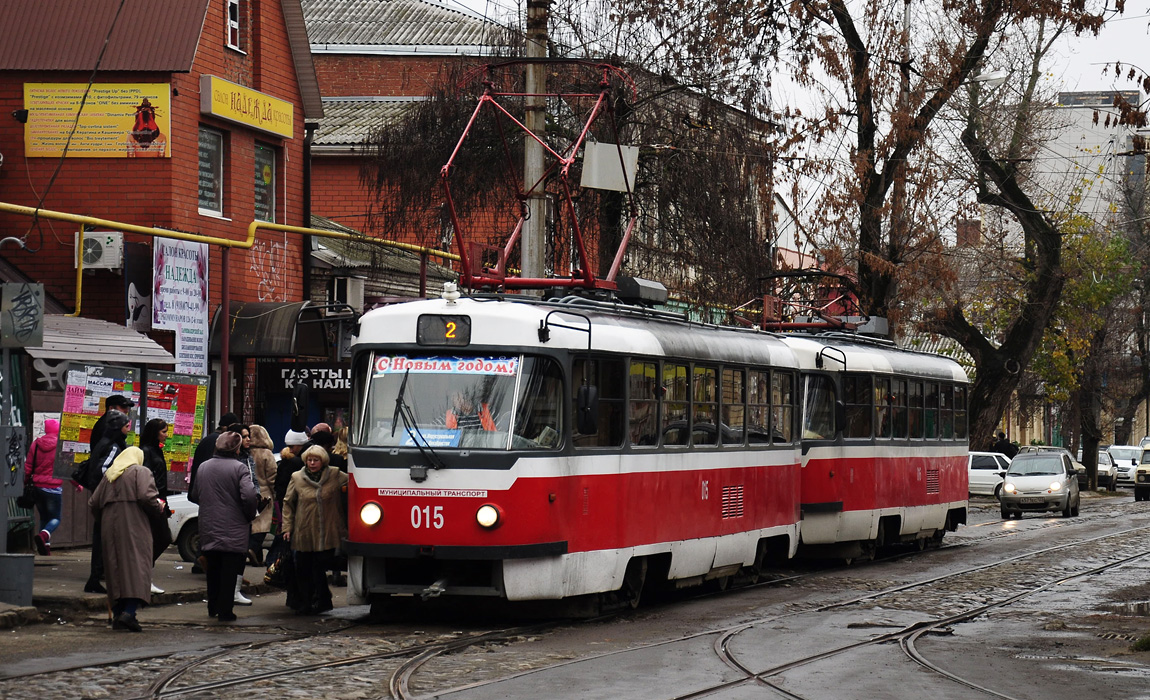Краснодар, Tatra T3SU КВР ТРЗ № 015