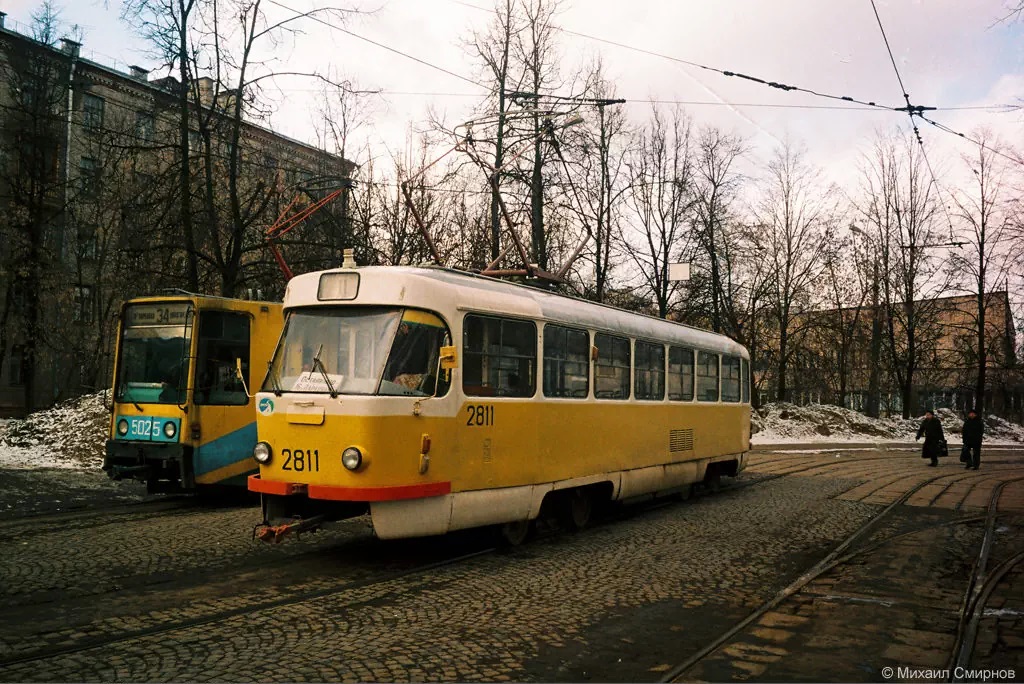 Москва, Tatra T3SU № 2811