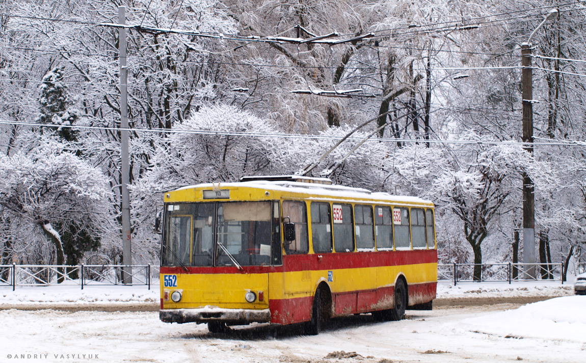 Львов, Škoda 14Tr89/6 № 552