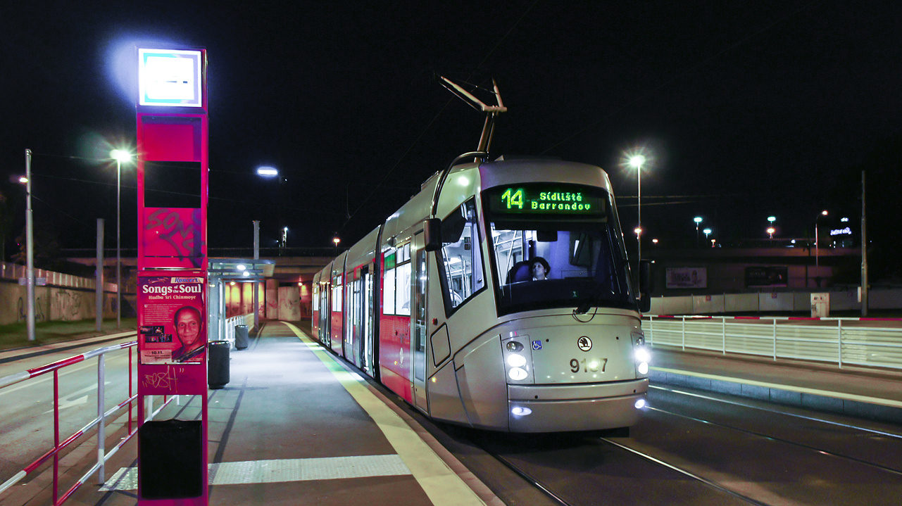 Прага, Škoda 14T Elektra № 9167