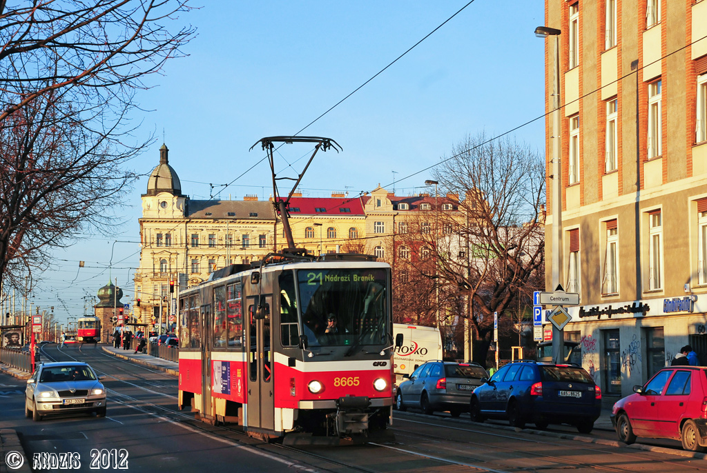 Прага, Tatra T6A5 № 8665