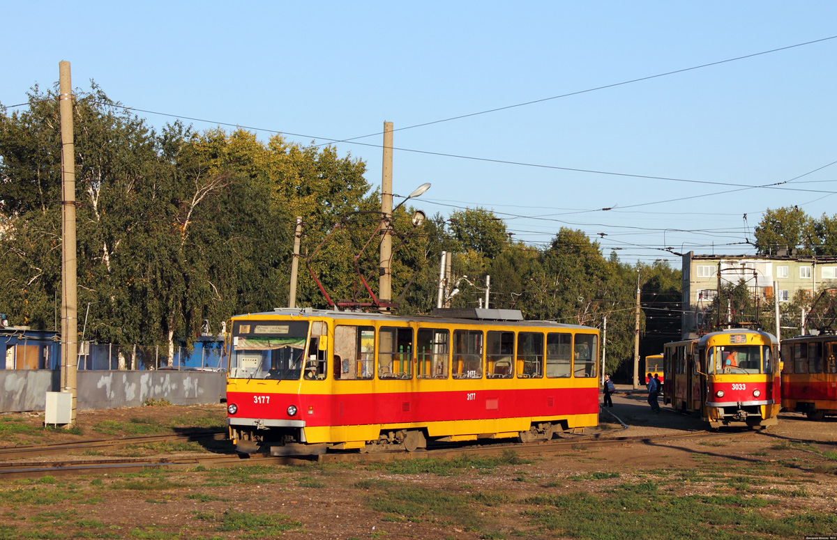 Барнаул, Tatra T6B5SU № 3177; Барнаул, Tatra T3SU № 3033