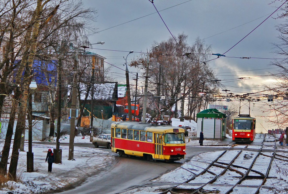 Ижевск, Tatra T3SU (двухдверная) № 1146