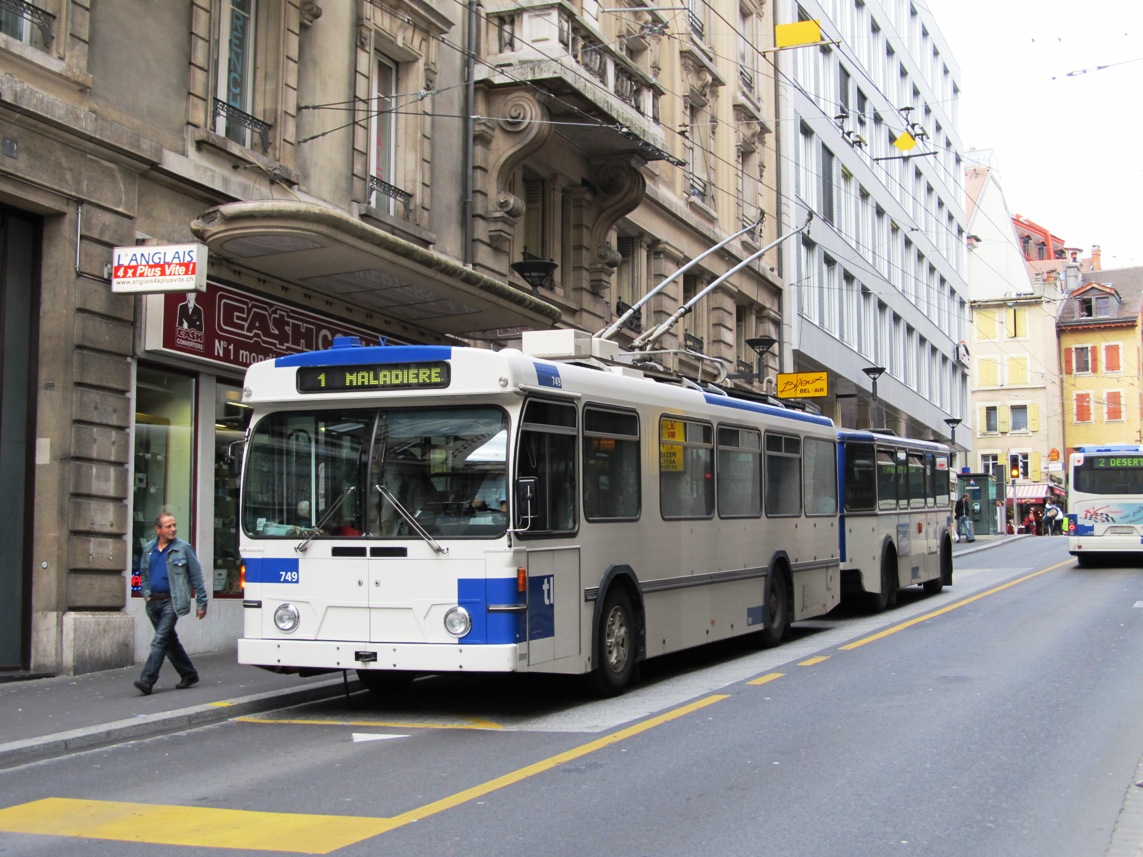 Lausanne, FBW/Hess/BBC-SAAS 91T Br. 749