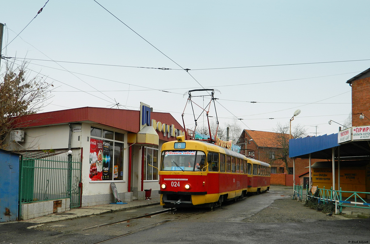Краснодар, Tatra T3SU № 024