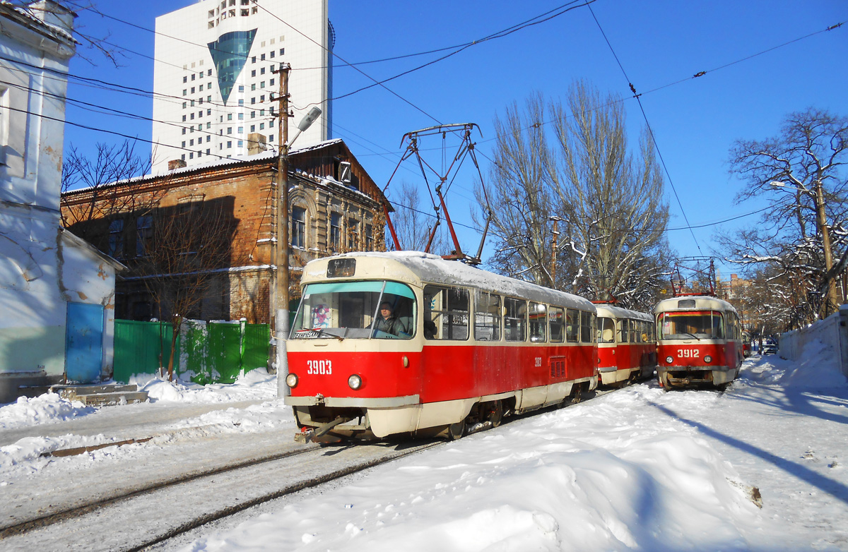 Донецк, Tatra T3SU (двухдверная) № 3903