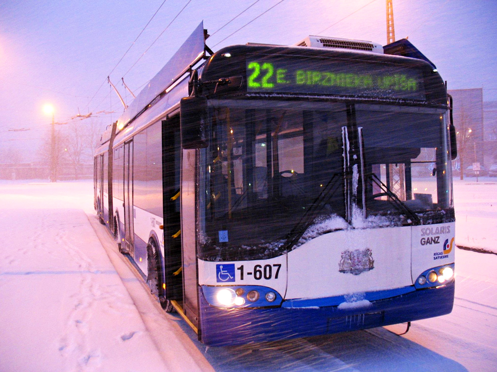 Рига, Solaris Trollino II 18 Ganz № 1-607