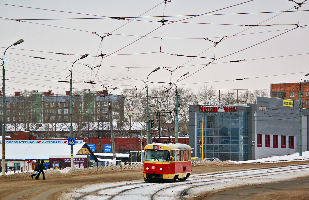 Ижевск, Tatra T3SU мод. Ижевск № 1011