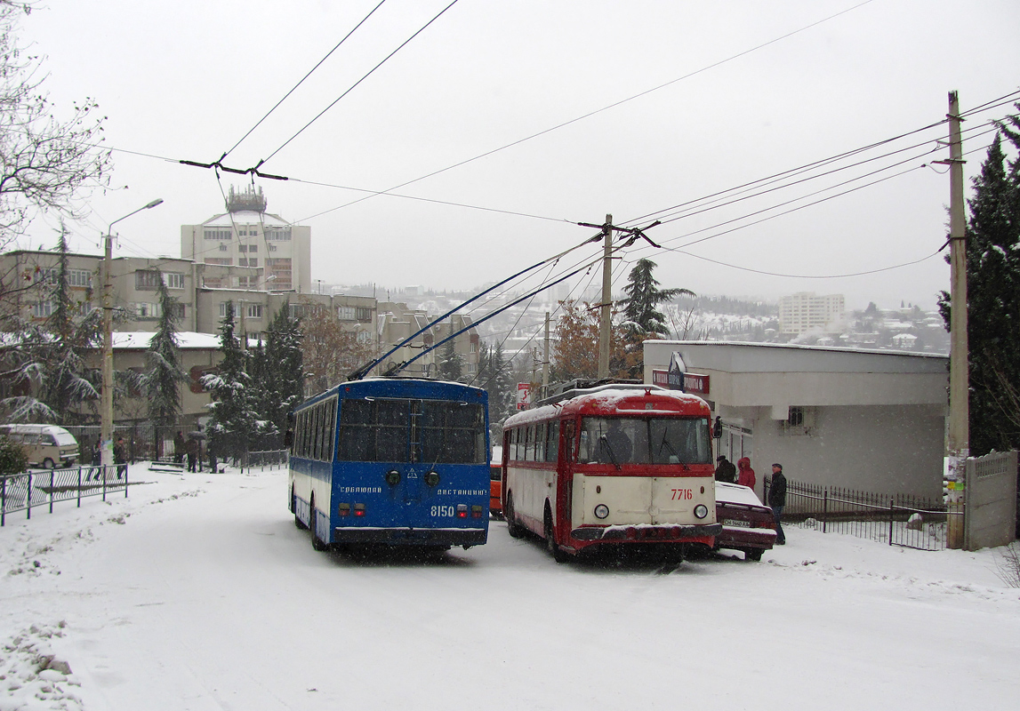 Trolleybus de Crimée, Škoda 9TrH27 N°. 7716