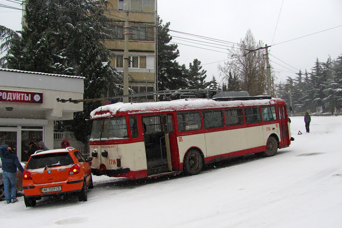 Crimean trolleybus, Škoda 9TrH27 # 7716