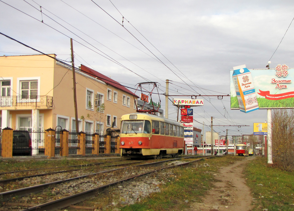 Екатеринбург, Tatra T3SU № 671 Екатеринбург, Tatra T3SU № 671
