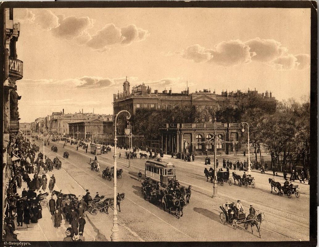 Санкт-Петербург, Двухосный моторный Brush № 1048; Санкт-Петербург — Исторические фотографии трамвайных вагонов