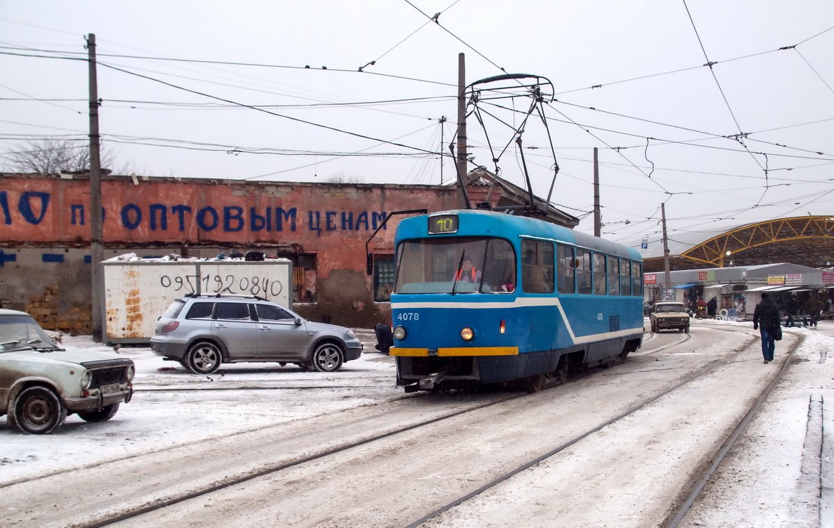 Одесса, Tatra T3R.P № 4078