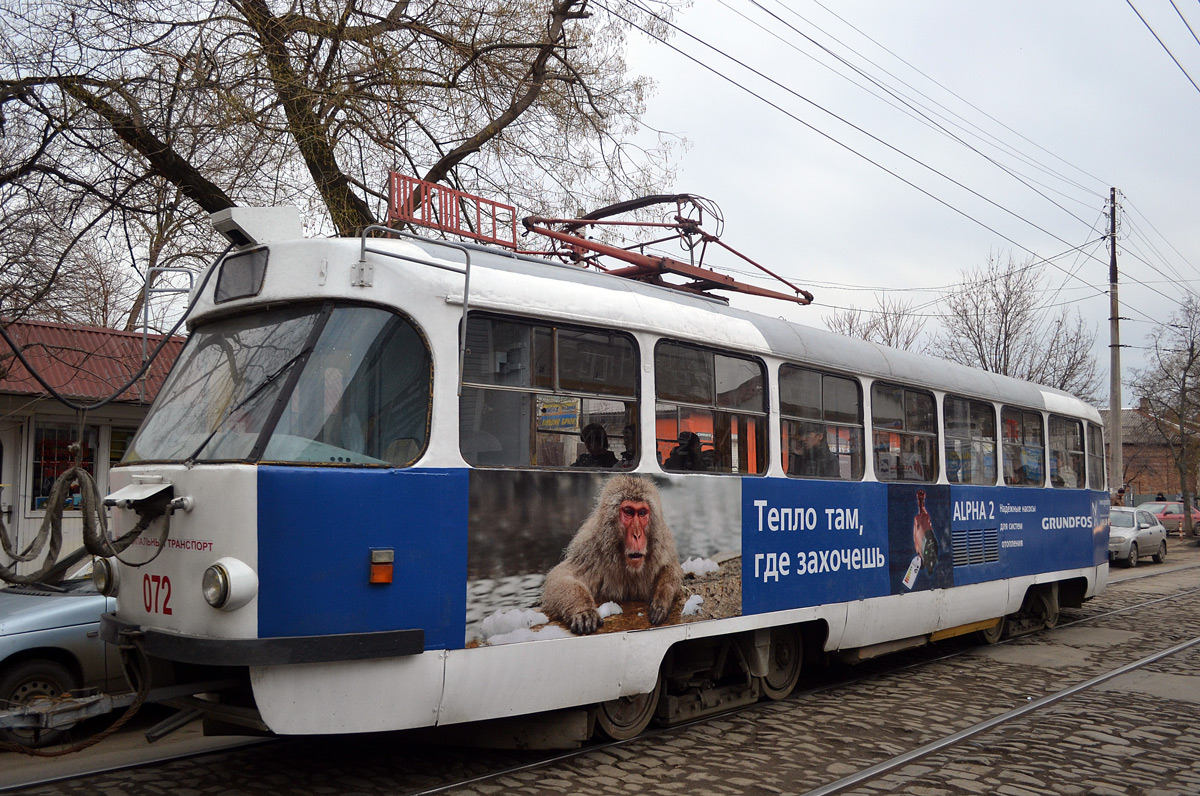 Краснодар, Tatra T3SU № 072