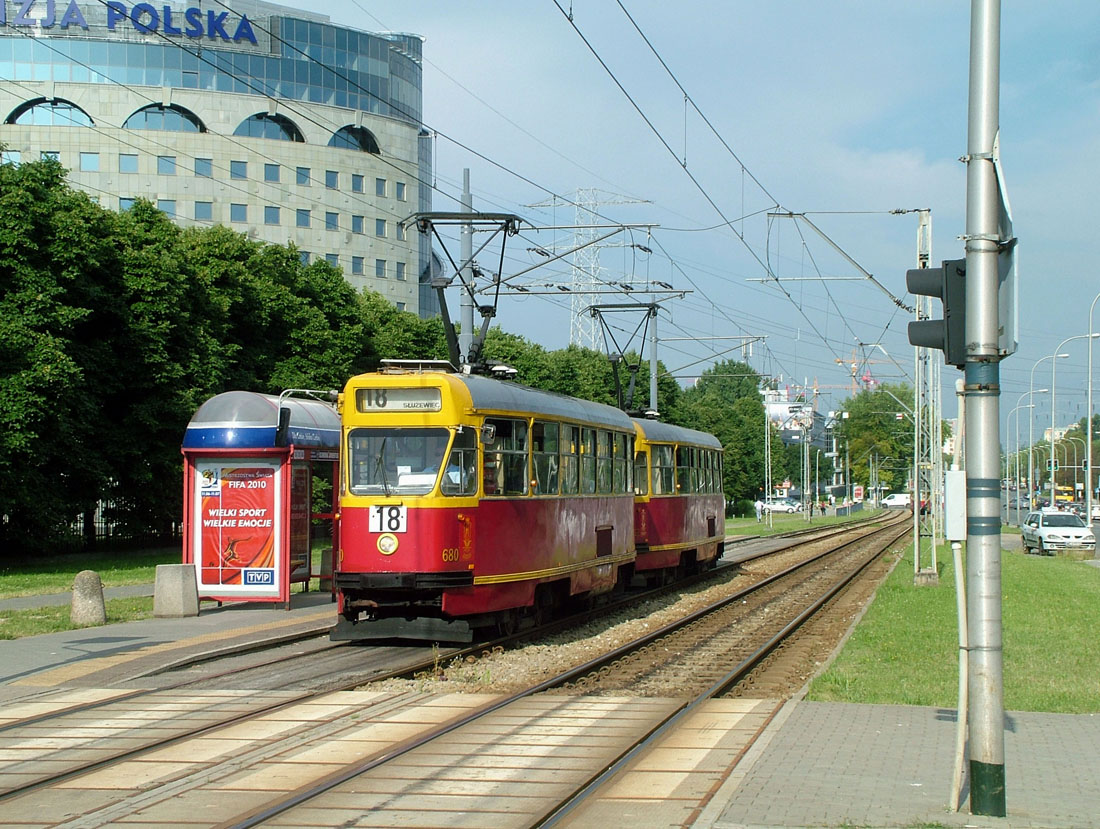 Варшава, Konstal 13N № 680