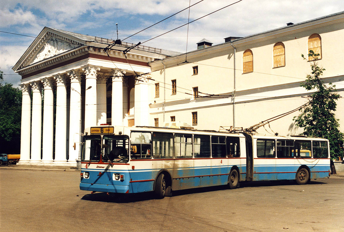 Тверь, ЗиУ-683Б [Б00] № 4; Тверь — Тверской троллейбус в 1990-е гг.; Тверь — Троллейбусные конечные станции и разворотные кольца
