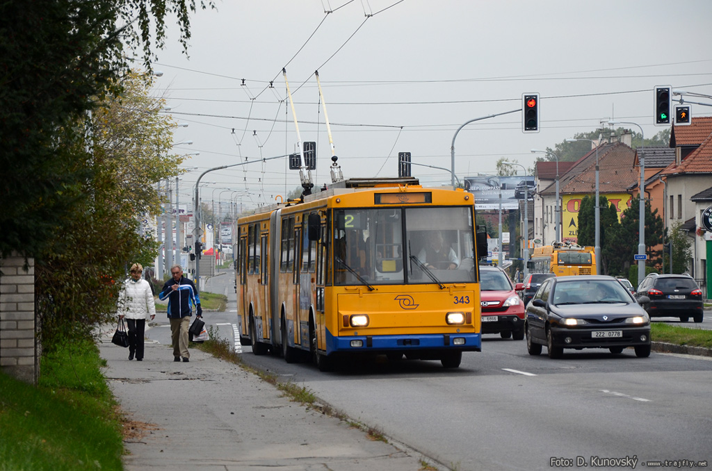Злин, Škoda 15Tr08/6 № 343