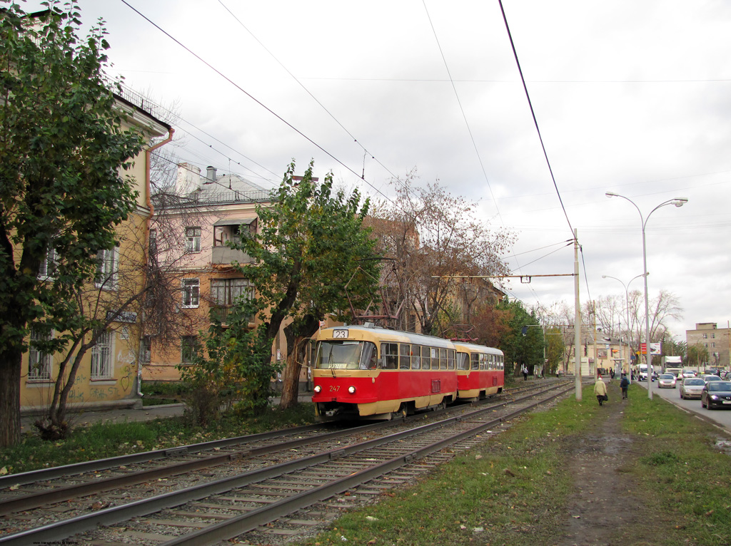 Yekaterinburg, Tatra T3SU № 247