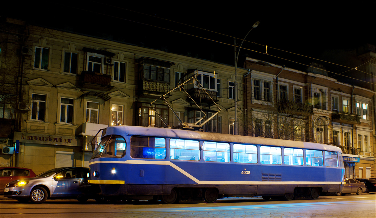 Одесса, Tatra T3R.P № 4038