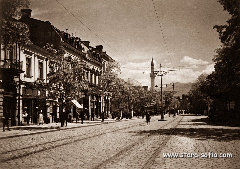 София — Исторически снимки — Трамвайна инфраструктура (1901–1942)