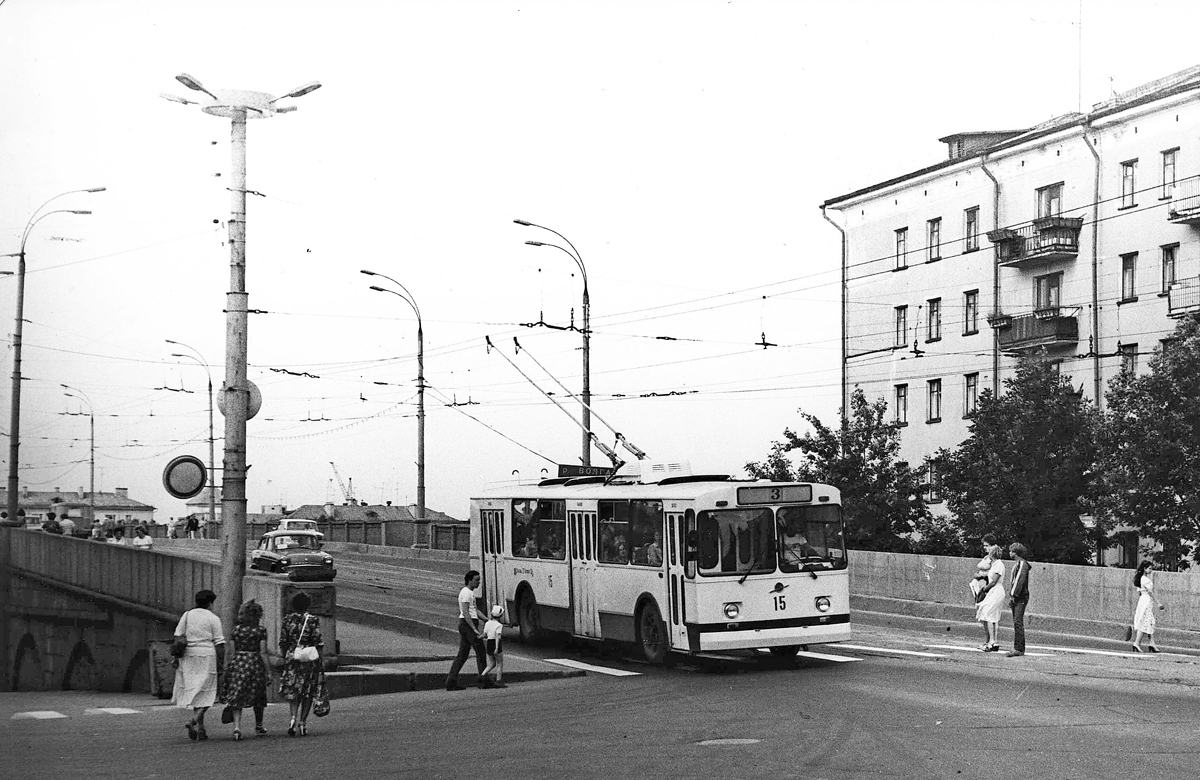 Тверь, ЗиУ-682В № 15; Тверь — Старые фотографии (1917—1991); Тверь — Троллейбусные линии: Центральный район
