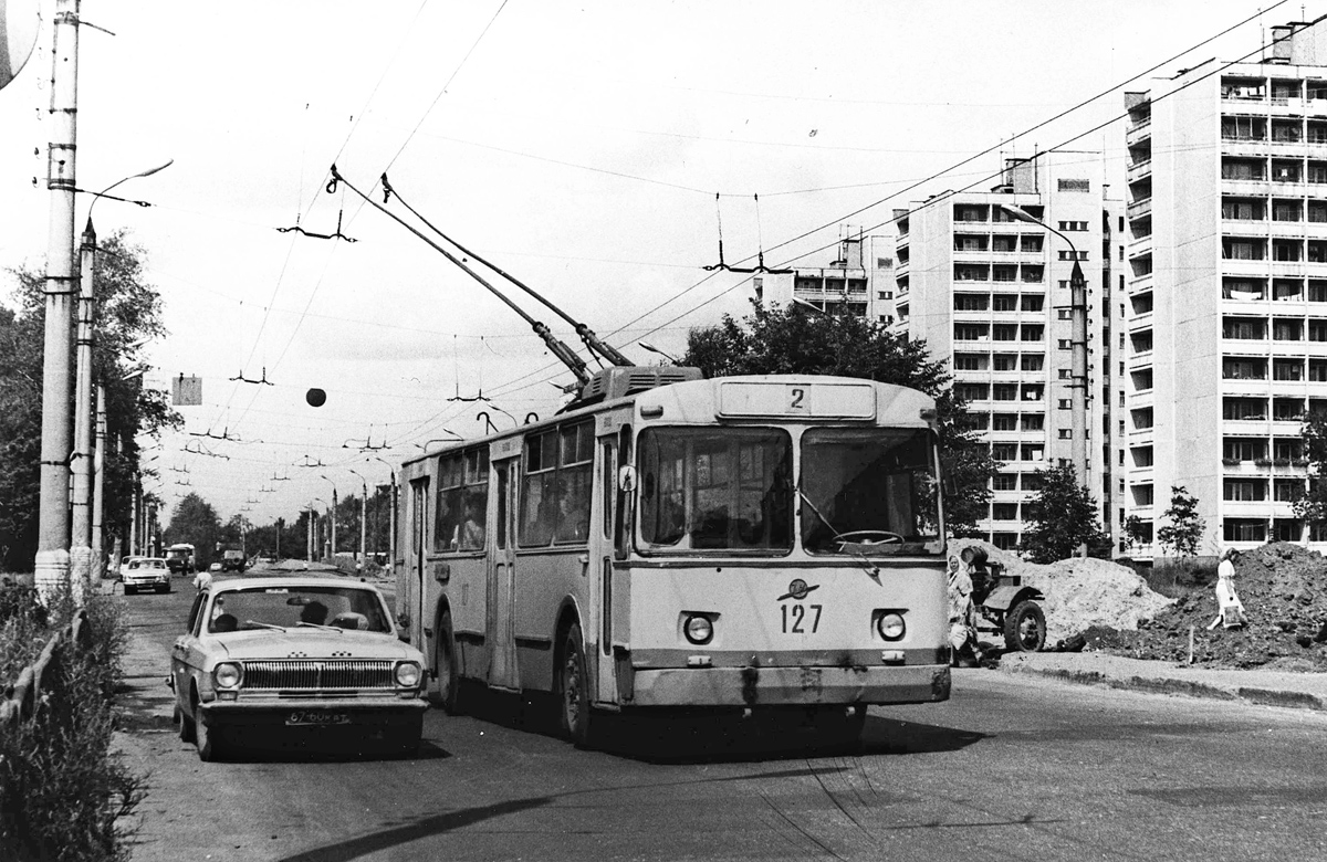 Тверь, ЗиУ-682В № 127; Тверь — Старые фотографии (1917—1991); Тверь — Троллейбусные линии: Московский район