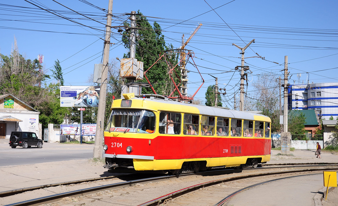 Volgograd, Tatra T3SU # 2704