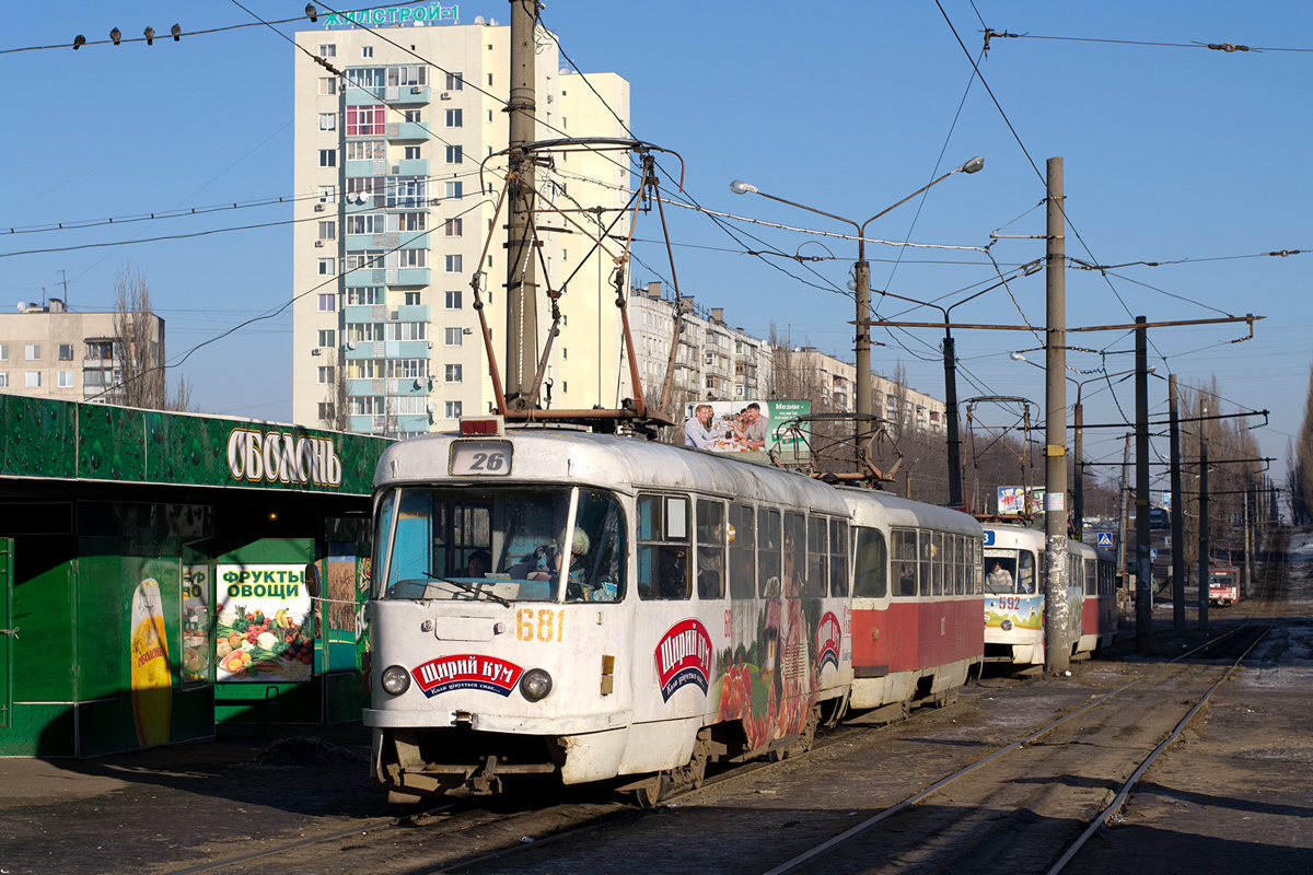 Харьков, Tatra T3SU № 681 Харьков, Tatra T3SU № 681