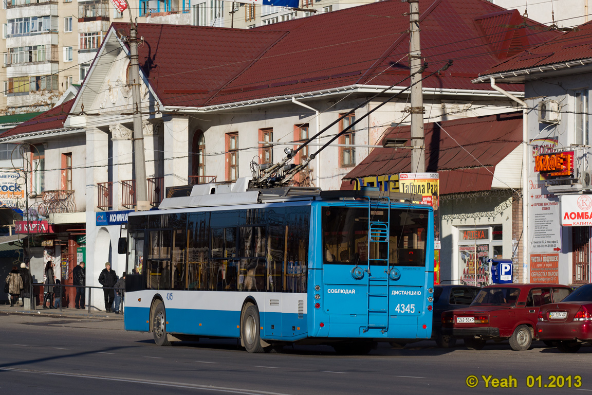 Troleibuzul din Crimeea, Bogdan T70110 Nr. 4345 Troleibuzul din Crimeea, Bogdan T70110 Nr. 4345