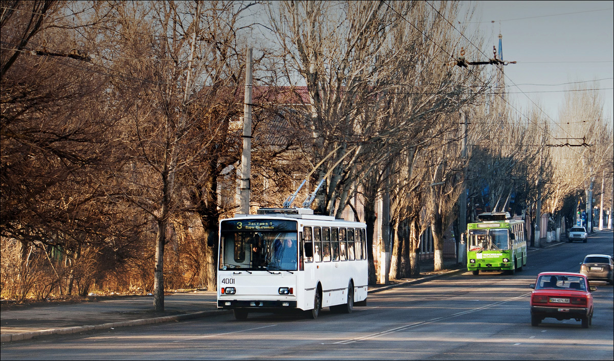 Одесса, Škoda 14Tr17/6M № 4001