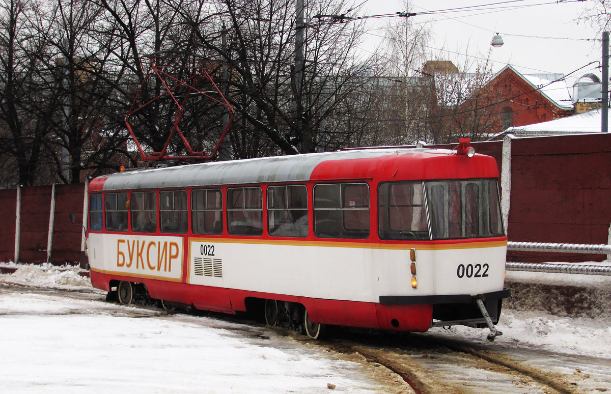 Москва, Tatra T3SU № 0022; Москва — Сокольнический вагоноремонтно-строительный завод (СВАРЗ)
