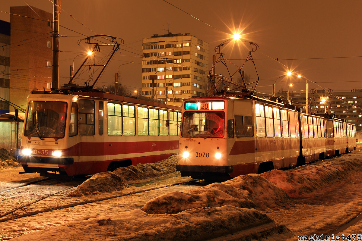 Санкт-Петербург, 71-134К (ЛМ-99К) № 0435; Санкт-Петербург, ЛВС-86К № 3078