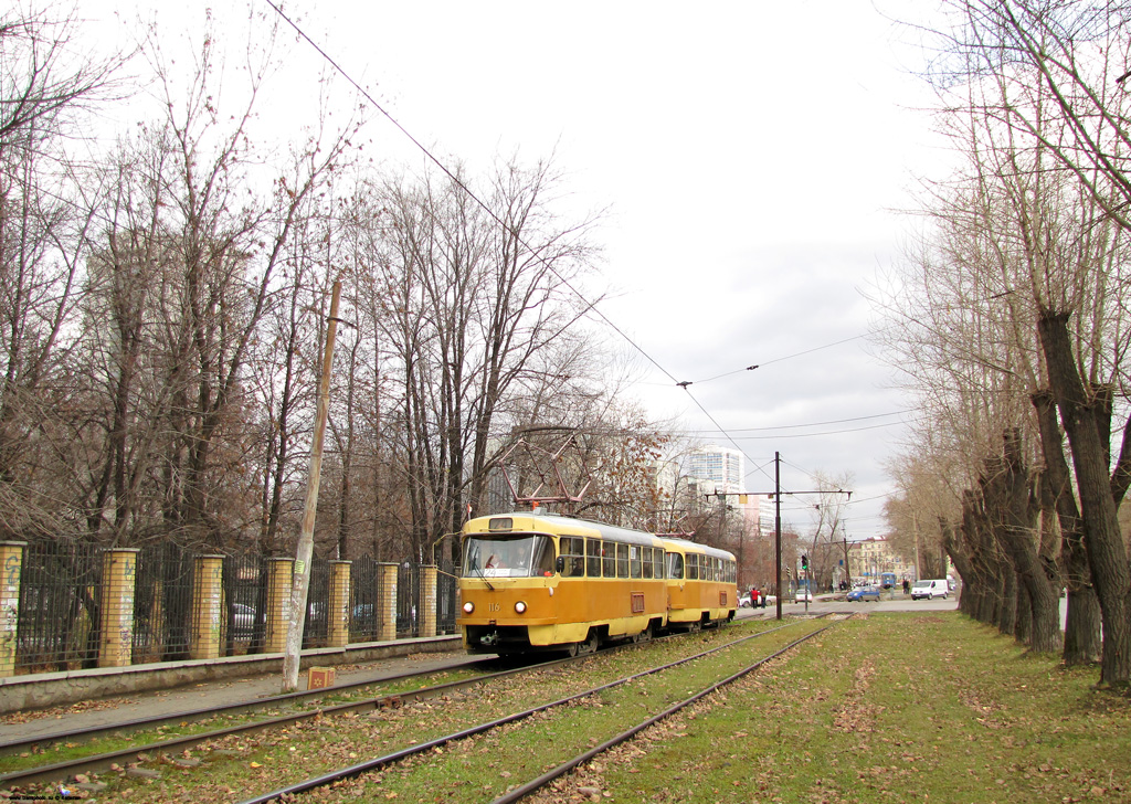 Екатеринбург, Tatra T3SU (двухдверная) № 116